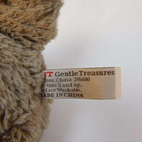 GT Gentle Treasures  DOG W/ HAT & SCARF 12" Plush - Picture 7 of 7